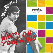 JOHN ROWLES - What´s on your mind
